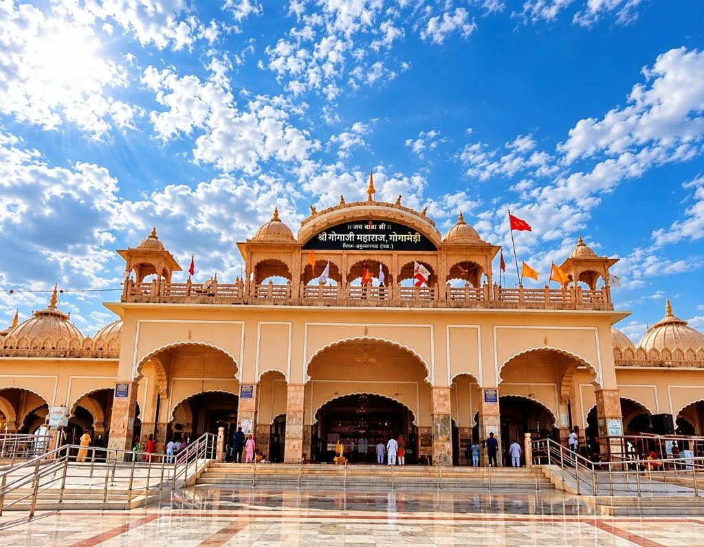 Shri Goga Ji Maharaj Mandir situated 400 meters from Hotel Jangid